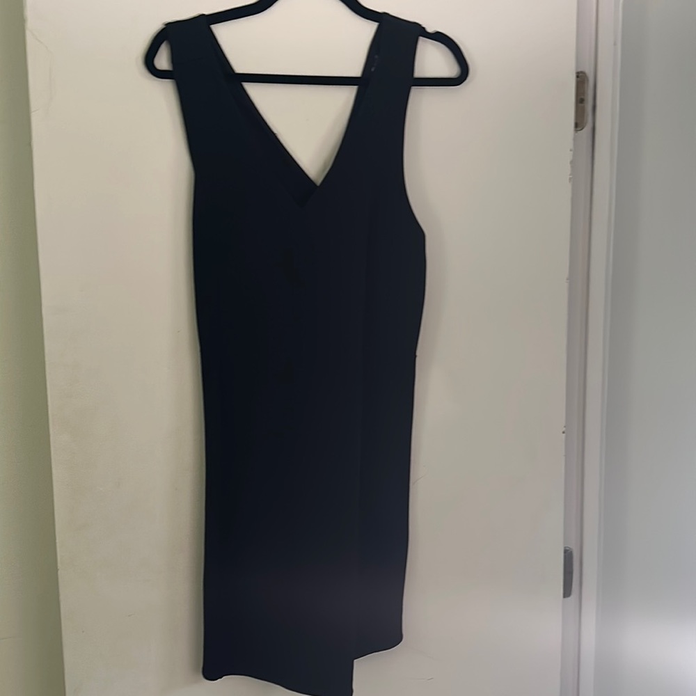 Madewell Ponte Knit stretch dress with cries cross back
